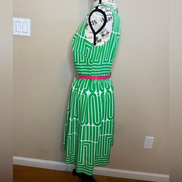 Trina Turk Green and Pink Dress - Picture 3 of 6